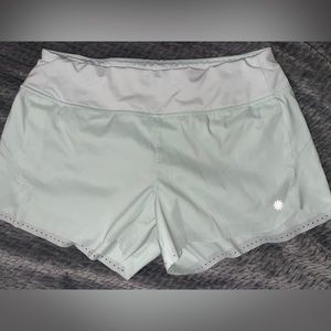 ATHLETA White Lined Shorts